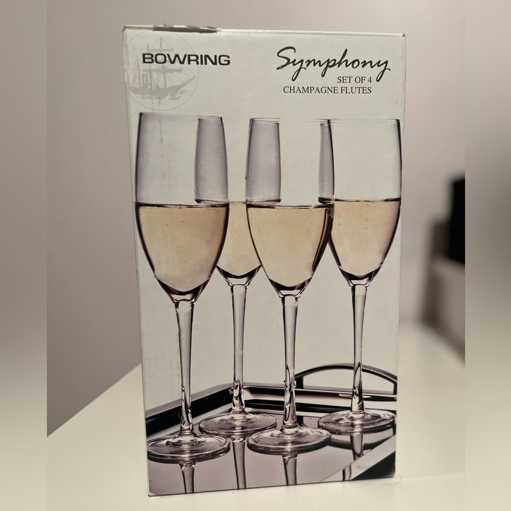 BOWRING CHAMPAGNE FLUTES